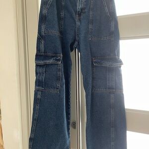 Blue Cargo Jeans